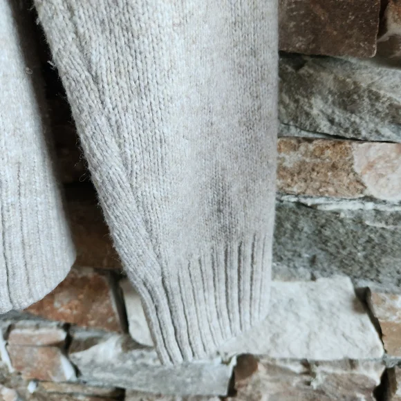 Beige Patterned Sweater Women - Picture 6 of 8